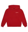 Amiri Printed Cotton Jersey Hoodie In Red