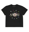 Amiri Printed Cotton Jersey T-shirt In Black