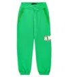 Amiri Printed Cotton Sweatpants In Green