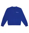Amiri Printed Cotton Sweatshirt In Blue