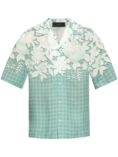Amiri Printed Shirt In Blau