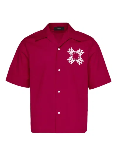 Amiri Printed Shirt In Red
