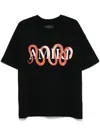 Amiri Mens Snake Oversized Short-sleeve Cotton-jersey T-shirt Black In Black  