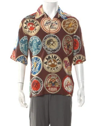 Pre-owned Amiri Printed Three-quarter Sleeve Shirt W/ Tags In Multi