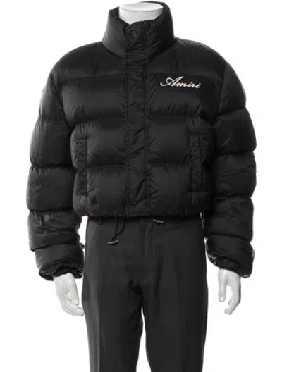 Pre-owned Amiri Puffer Coat In Black