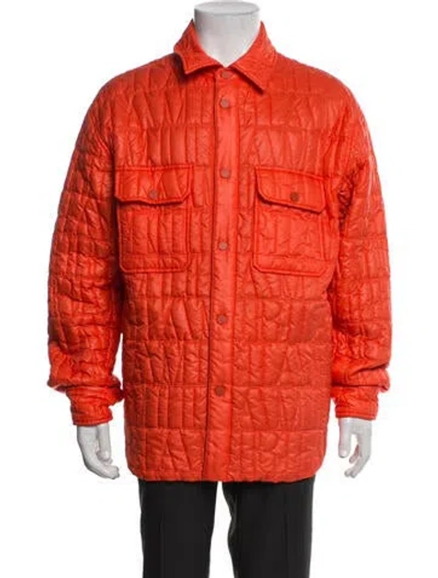 Pre-owned Amiri Puffer Coat In Orange