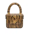 Amiri Python Embossed Micro Ma Bag In Multi