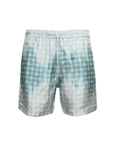 AMIRI AMIRI QUAD BLEACHED SHORT MARINE