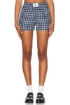 Amiri Quad Boxer Short In Midnight Blue