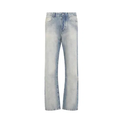 Pre-owned Amiri Quad Cuff Straight Jean 'antique Indigo' | Blue | Men's Size 33