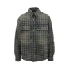 Amiri Ma Quad Jacquard Denim Jacket In Blue
