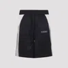Amiri Quad Panel Side Stripe Tailored Shorts In Black