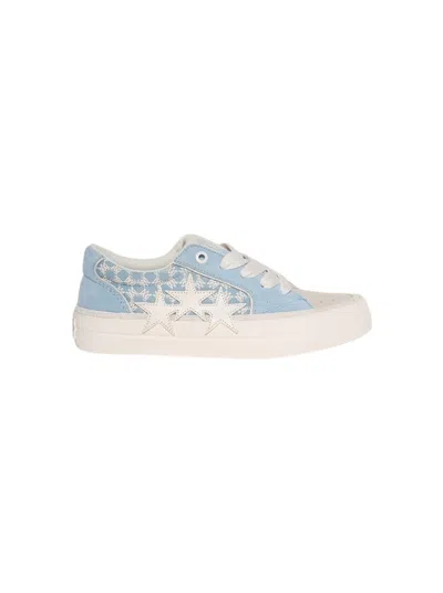 Amiri Quad Sunset Skate Low Sneakers Ocean Sky In Blue