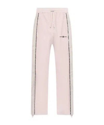 Amiri Raglan Ma Logo Sweatpants In Pink