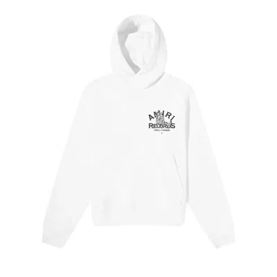 Pre-owned Amiri Records Wolf Hoodie 'white' | Men's Size Xs