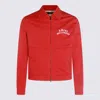 Amiri Jacket Pointed Collar Long Sleeves In Red