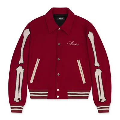 Amiri Red Bones Jacket In Multi