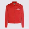 Amiri Jacket Pointed Collar Long Sleeves In Red