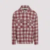 Amiri Insulated Shirt Jacket In Red