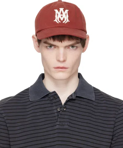 Amiri Red Ma Dad Cap In Brown