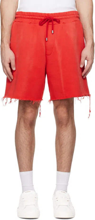 Amiri Red Vintage '' Shorts In Varsity Red