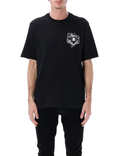 Amiri Hollywood Lettering-print T-shirt In Black