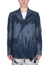 Amiri Men Relaxed Fit Jacket In Blue