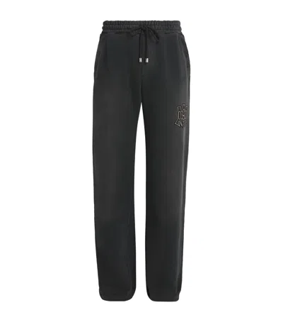 Amiri Relaxed Logo Sweatpants In Black