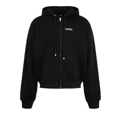 Pre-owned Amiri Relaxed Zip Up Hoodie 'black' | Men's Size Xxxl