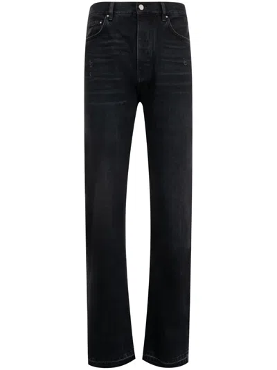 Amiri Straight-leg Jeans In Black