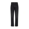 Amiri Straight Trousers With Five Pockets And Belt Loops In Black