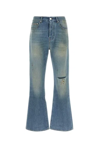Amiri Repaired Bootcut Jean In Blue