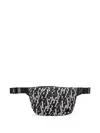 Amiri Repeat Jacquard Belt Bag In Black