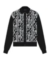 Amiri Repeat Merino-wool Cardigan In Black