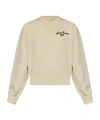 Amiri Resort Club Cotton Sweatshirt In Nude
