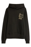 Amiri Resort Club Letter-printed Hooded Hooded Hoodie In Black