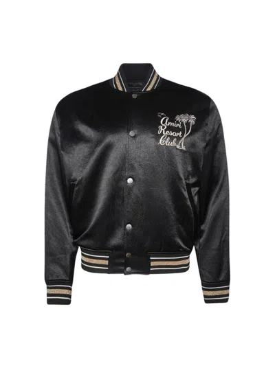 AMIRI AMIRI RESORT CLUB SOUVENIR JACKET BLACK