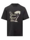 Amiri Twisted Palms Cotton T-shirt In Black