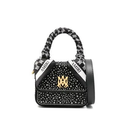 Amiri Rhinestone-embellished Mini Bag In Black