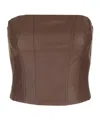 Amiri Rib Pleats To Wipe The Chest In Brown