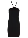 Amiri High-waist Strap-detailed Pencil Midi Skirt In Black