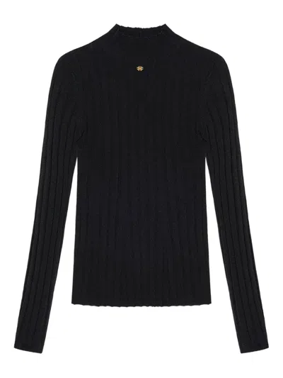 Amiri Ribbed Top In Black
