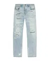 Amiri Ma Quad Repaired Jeans In Green