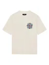 Amiri Rose-embellished T-shirt In Neutral