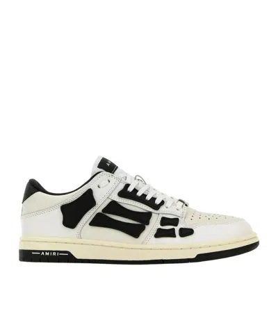 AMIRI ROUND HEAD FASTENED WITH LOW-TOP CASUAL SNEAKERS