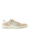 Amiri Round Head Low-cut Sneakers In White
