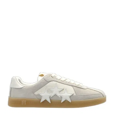 Amiri Round Head Low-cut Sneakers In White