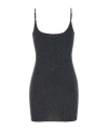 Amiri Wool Blend Mini Dress In Black