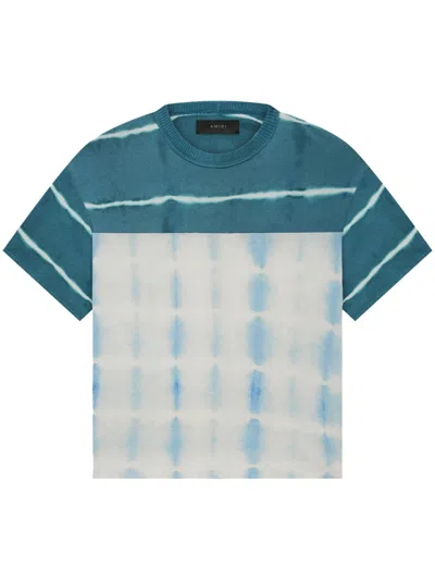 Amiri Round-necked T-shirt In Blue
