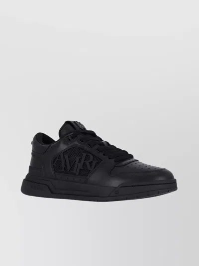 Amiri Round Toe Low Top Sneakers